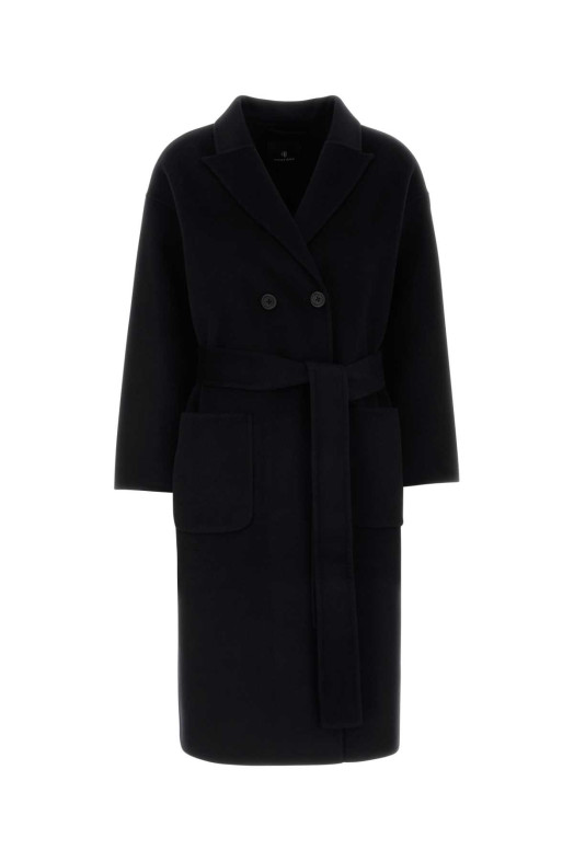 Black wool blend Dylan coat ANINE BING (A014001)