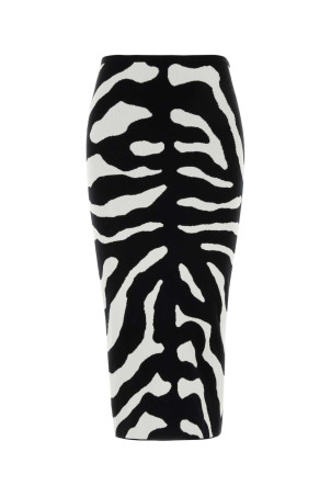 Embroidered viscose blend skirt MOSCHINO (A01815506)