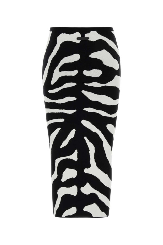 Embroidered viscose blend skirt MOSCHINO (A01815506)