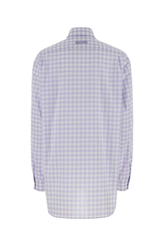 Embroidered poplin oversize shirt MOSCHINO (A02050536)