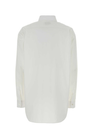 White stretch poplin shirt MOSCHINO (A02240531)