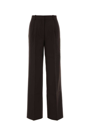 Chocolate polyester blend palazzo pant ANINE BING (A0311187)