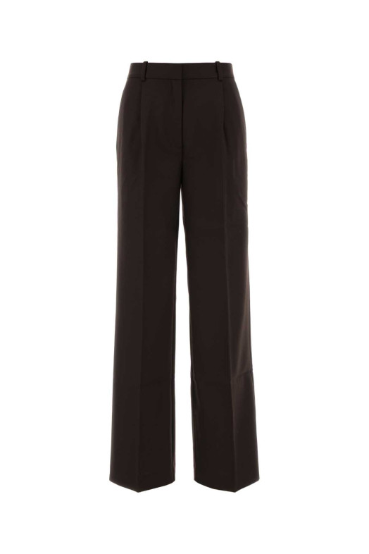 Chocolate polyester blend palazzo pant ANINE BING (A0311187)
