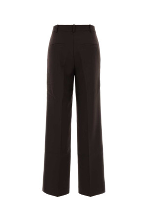 Chocolate polyester blend palazzo pant ANINE BING (A0311187)