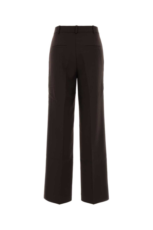 Chocolate polyester blend palazzo pant ANINE BING (A0311187)