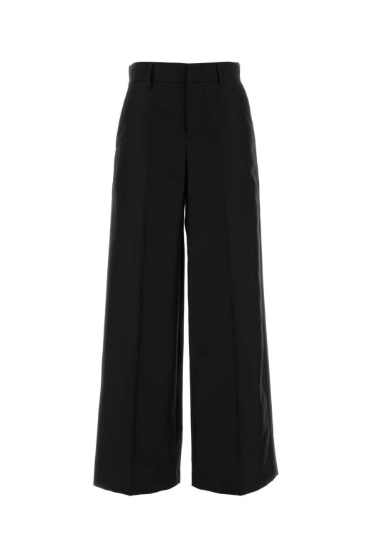 Black wool blend wide-leg pant Black ALBERTA FERRETTI (A03126636)
