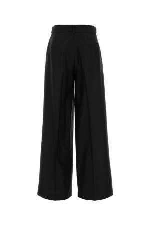 Black wool blend wide-leg pant Black ALBERTA FERRETTI (A03126636)