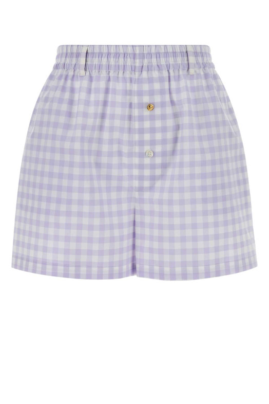 Embroidered cotton shorts MOSCHINO (A03290536)