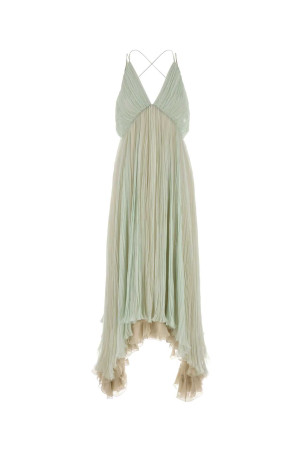 Pastel green chiffon dress ALBERTA FERRETTI (A04300115)