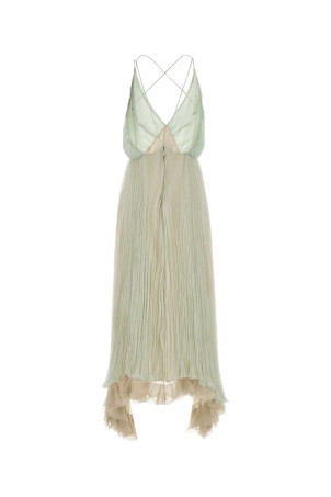 Pastel green chiffon dress ALBERTA FERRETTI (A04300115)