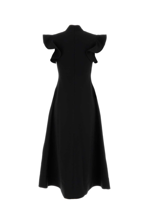 Черное трикотажное платье MOSCHINO (A04415524)