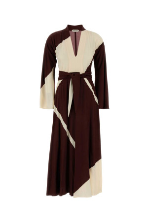 Сукня з принтом з джерсі ALBERTA FERRETTI (A04710151)