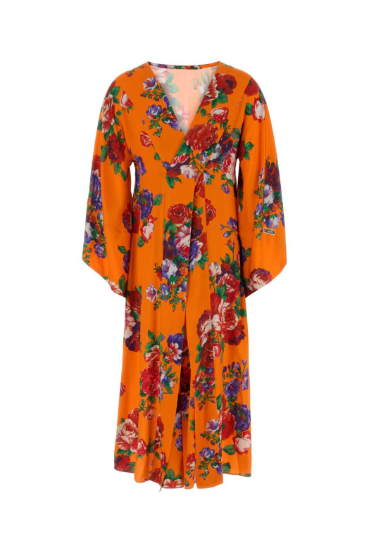 Printed jersey dress MOSCHINO (A04720563)