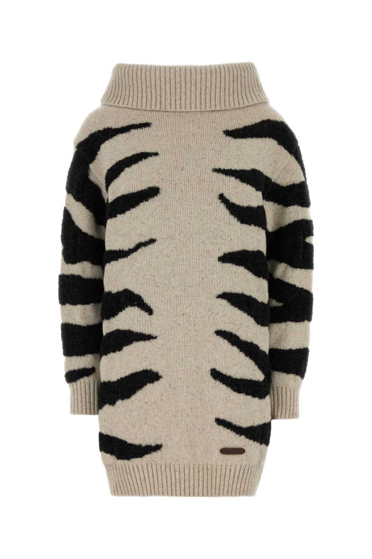 Sand wool blend sweater dress MOSCHINO (A04975503)