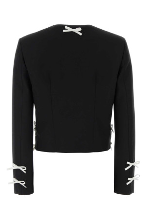 Black wool blazer MOSCHINO (A05025521)