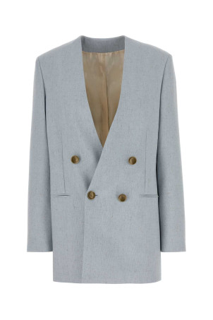 Melange light-blue jersey blazer ALBERTA FERRETTI (A05081636)