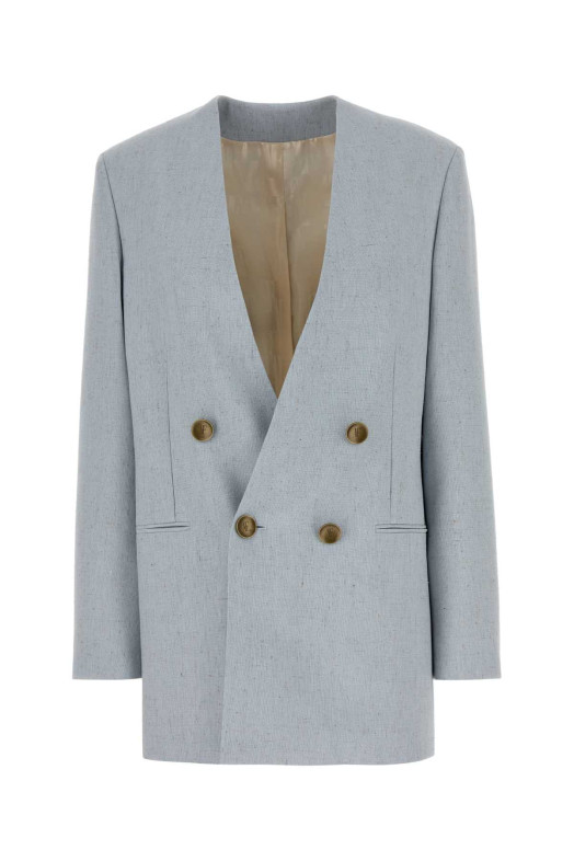 Melange light-blue jersey blazer ALBERTA FERRETTI (A05081636)