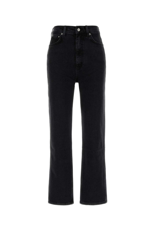Black stretch denim Jane jeans ANINE BING (A0611943)
