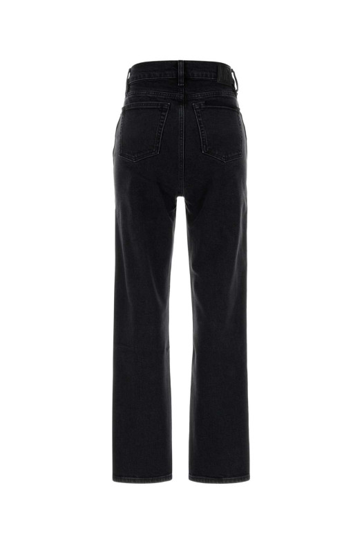 Black stretch denim Jane jeans ANINE BING (A0611943)