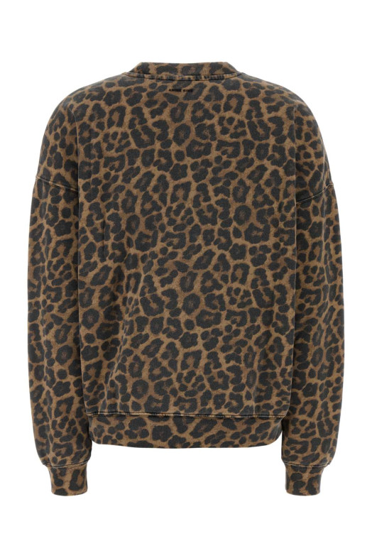 Printed cotton oversize Miles sweatshirt ANINE BING (A0811155)