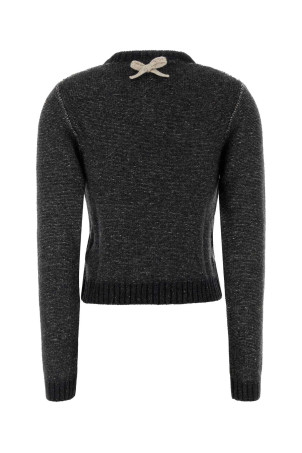 Charcoal wool blend sweater MOSCHINO (A09085503)