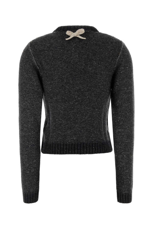 Charcoal wool blend sweater MOSCHINO (A09085503)