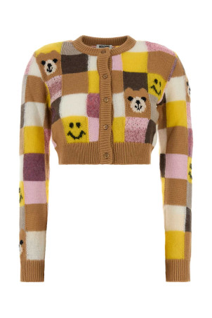 Embroidered nylon blend cardigan MOSCHINO (A09120505)