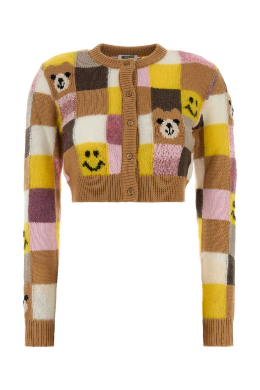 Embroidered nylon blend cardigan MOSCHINO (A09120505)