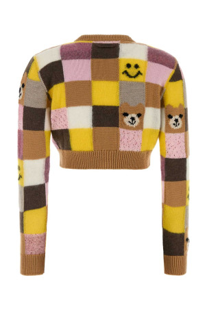 Embroidered nylon blend cardigan MOSCHINO (A09120505)