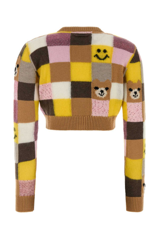 Embroidered nylon blend cardigan MOSCHINO (A09120505)