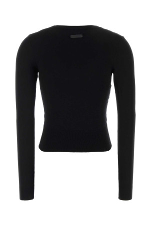 Black viscose blend sweater MOSCHINO (A09395506)