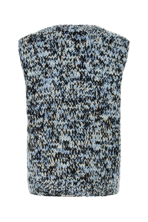 Multicolor wool oversize vest GANNI (A1070119)