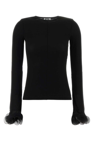 Black jersey top MOSCHINO (A12035535)