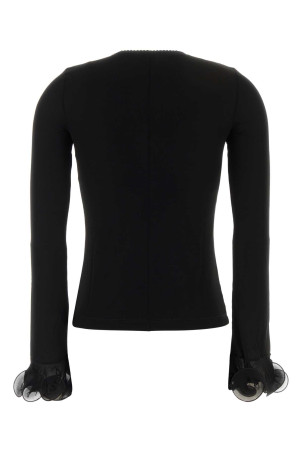 Black jersey top MOSCHINO (A12035535)