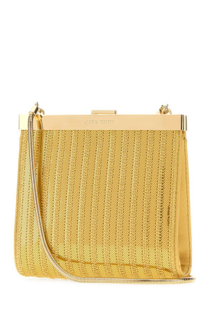 Gold fabric clutch ALBERTA FERRETTI (A2615284048215)