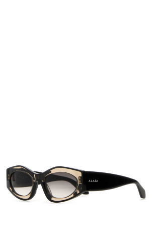 Black acetate sunglasses Gray ALAIA (AA0093S004)