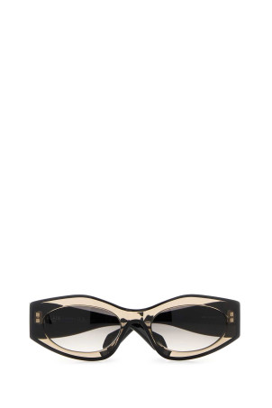 Black acetate sunglasses Gray ALAIA (AA0093S004)