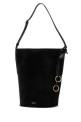 Black suede bucket bag Black ALAIA (AA1L6005CA577)