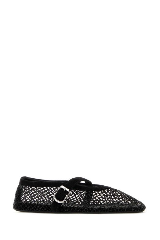 Black mesh ballerinas Black ALAIA (AA3A029A023)