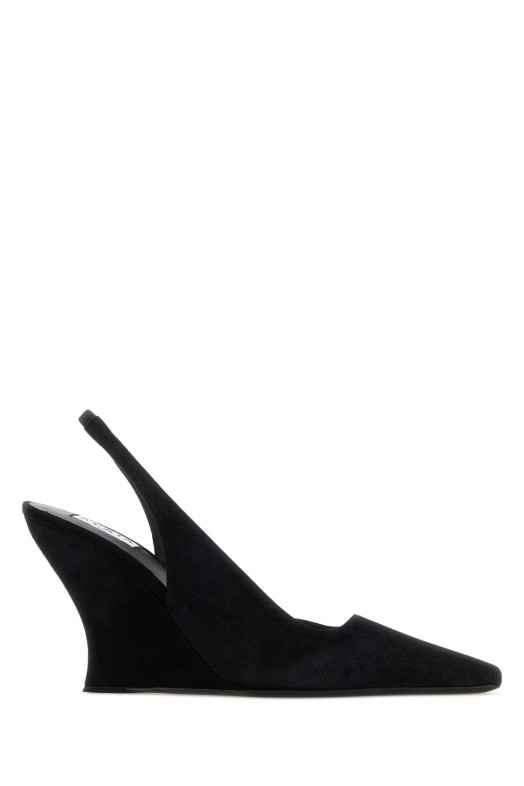 Black suede Wave pumps Black ALAIA (AA3G3002I117)