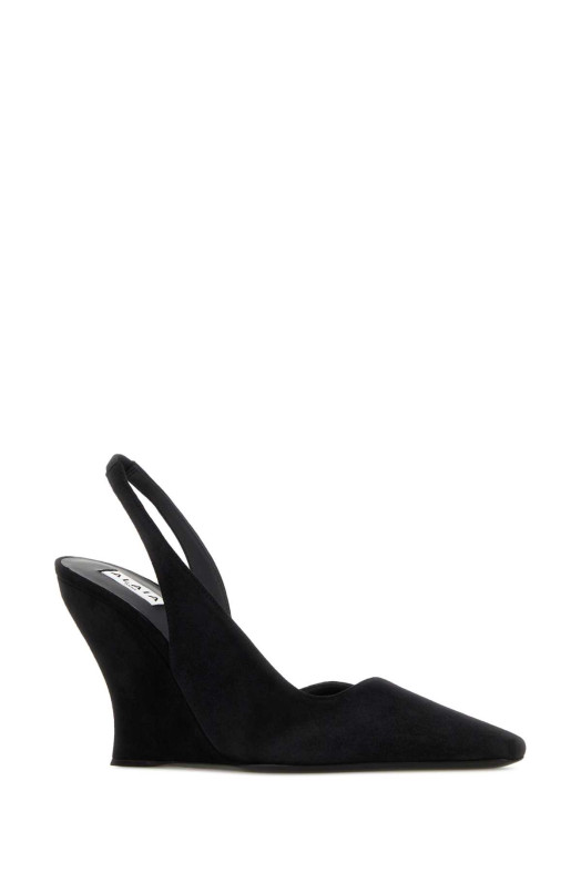 Black suede Wave pumps Black ALAIA (AA3G3002I117)