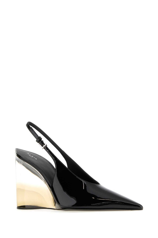 Black leather pumps Black ALAIA (AA3G3005I037)