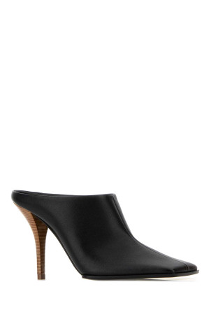 Black leather mules Black ALAIA (AA3M2015I106)