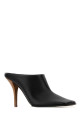 Black leather mules Black ALAIA (AA3M2015I106)
