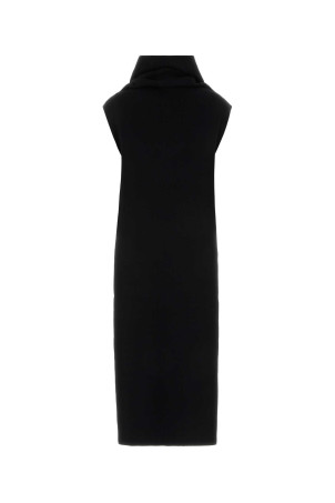 Black cashmere blend top ALAIA (AA9H1382K144C)