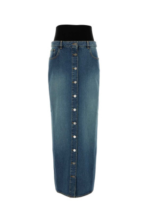 Denim skirt ALAIA (AA9J0601T536A)