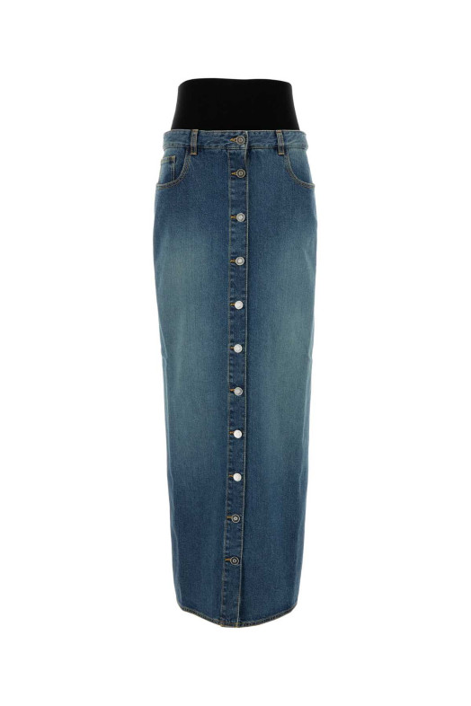 Denim skirt ALAIA (AA9J0601T536A)