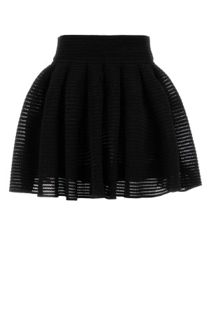 Black knit mini skirt ALAIA (AA9J2249K008A)