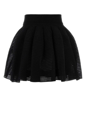 Black knit mini skirt ALAIA (AA9J2249K008A)