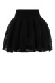 Black knit mini skirt ALAIA (AA9J2249K008A)